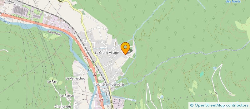 localisation de l'entreprise MADAME PAULINE LASSIAZ  TOURS-EN-SAVOIE