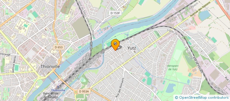 localisation de l'entreprise MADAME PAULINE LAUMESFELT  YUTZ