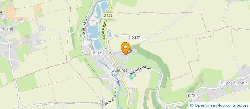 localisation de l'entreprise MADAME PAULINE LAURENT  GUEURES