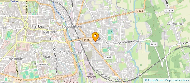 localisation de l'entreprise MADAME PAULINE LAVALLEY  SEMEAC