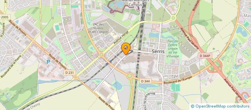 localisation de l'entreprise MADAME PAULINE LAVIALLE  SERRIS