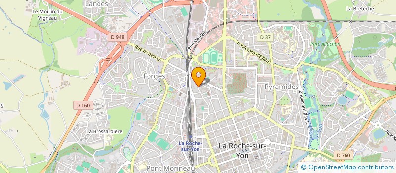 localisation de l'entreprise MADAME PAULINE LAVILLE à LA ROCHE-SUR-YON