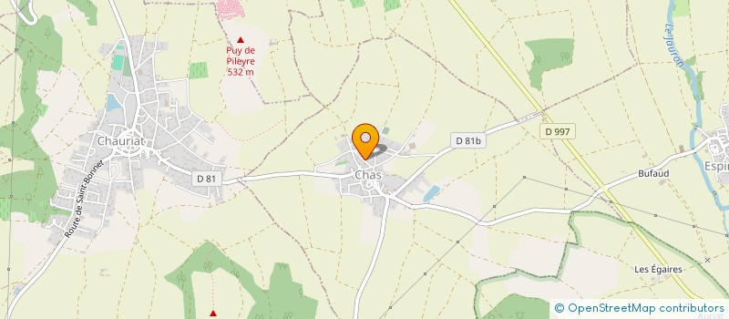 localisation de l'entreprise MADAME PAULINE LAYEC  CHAS