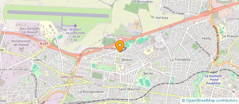 localisation de l'entreprise MADAME PAULINE LE BRETON  LA ROCHELLE