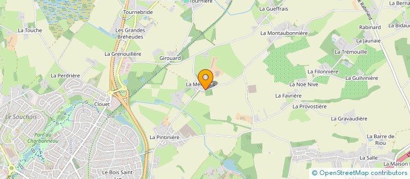 localisation de l'entreprise MADAME PAULINE LE CHATAL à CARQUEFOU