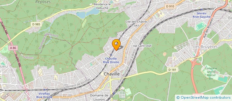 localisation de l'entreprise MADAME PAULINE LE GRELLE à CHAVILLE