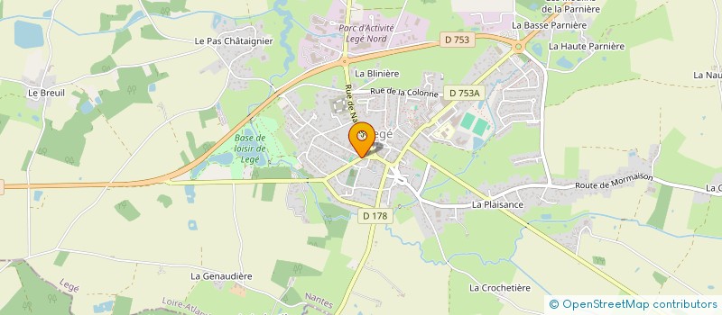 localisation de l'entreprise MADAME PAULINE LE JAMTEL  LEGE