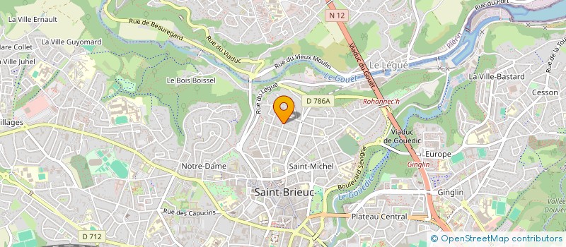 localisation de l'entreprise MADAME PAULINE LE MAOULT à SAINT-BRIEUC