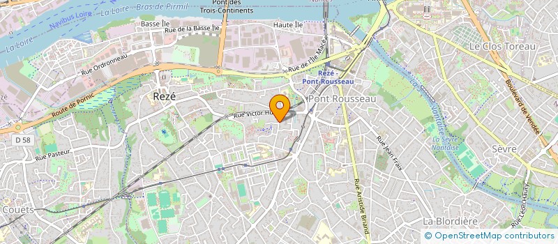 localisation de l'entreprise MADAME PAULINE LE TALLEC  REZE