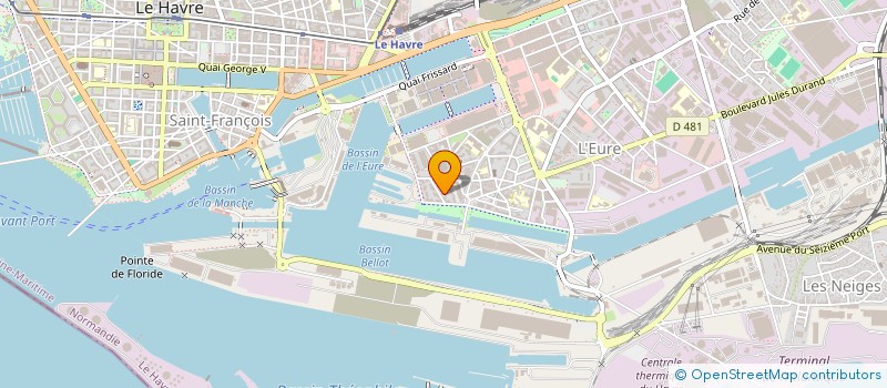 localisation de l'entreprise MADAME PAULINE LEBAILLIF  LE HAVRE
