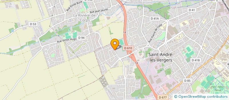 localisation de l'entreprise MADAME PAULINE LEBRASSEUR à SAINT-ANDRE-LES-VERGERS