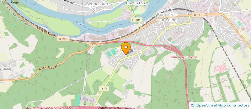 localisation de l'entreprise MADAME PAULINE LEBRETON à BONNIERES-SUR-SEINE