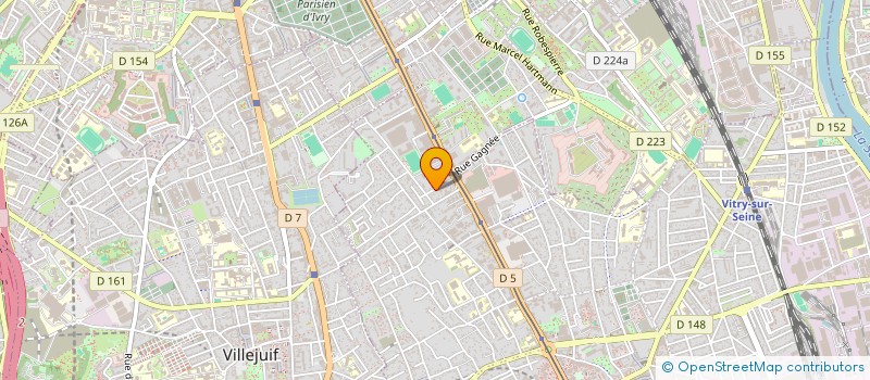 localisation de l'entreprise MADAME PAULINE LECAPLAIN  VITRY-SUR-SEINE