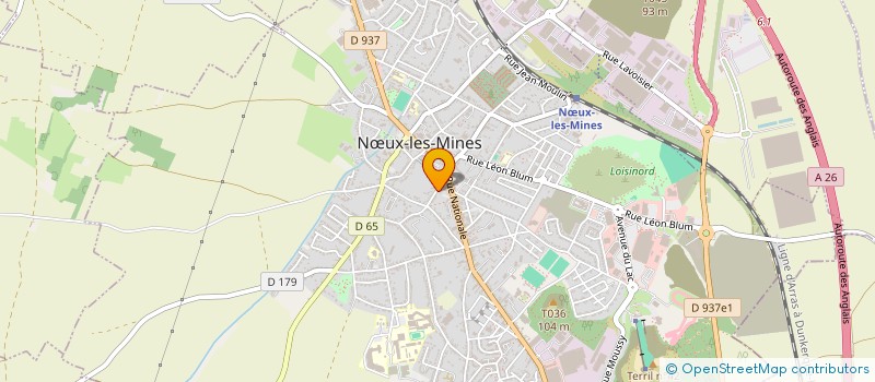 localisation de l'entreprise MADAME PAULINE LECOCQ  NUX-LES-MINES