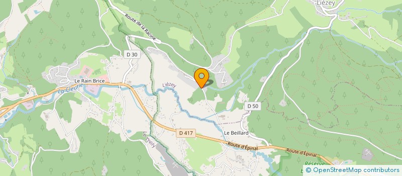 localisation de l'entreprise MADAME PAULINE LECOMTE  LIEZEY