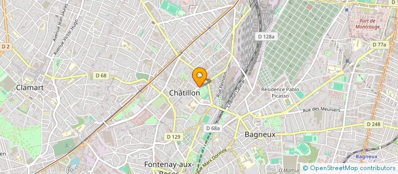 localisation de l'entreprise MADAME PAULINE LECOMTE à CHATILLON