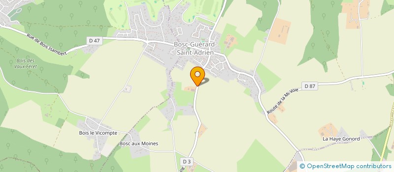 localisation de l'entreprise MADAME PAULINE LEDRU  MONTVILLE