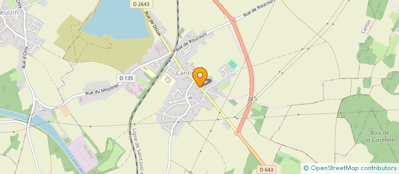 localisation de l'entreprise MADAME PAULINE LEFEBVRE  CANTIN