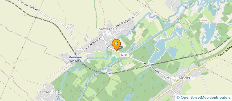 localisation de l'entreprise MADAME PAULINE LEFEVRE  FROIDMONT-COHARTILLE