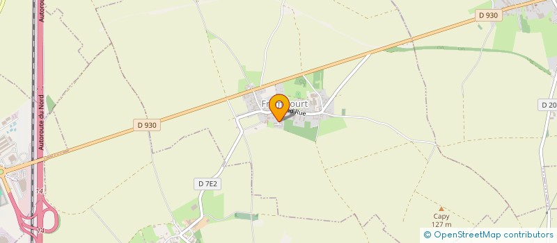 localisation de l'entreprise MADAME PAULINE LEFEVRE  FREMICOURT