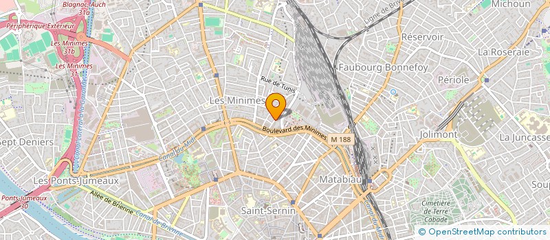 localisation de l'entreprise MADAME PAULINE LEGENDRE à TOULOUSE