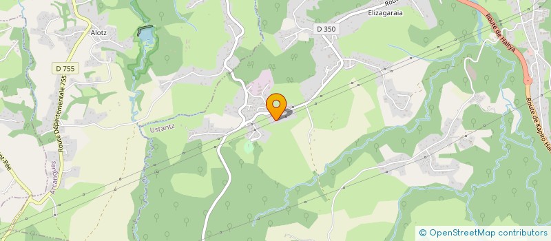 localisation de l'entreprise MADAME PAULINE LEGINYORA  USTARITZ