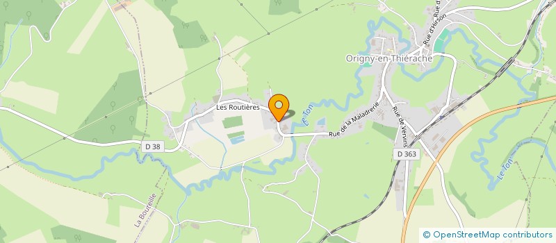 localisation de l'entreprise MADAME PAULINE LEGROS  ORIGNY-EN-THIERACHE