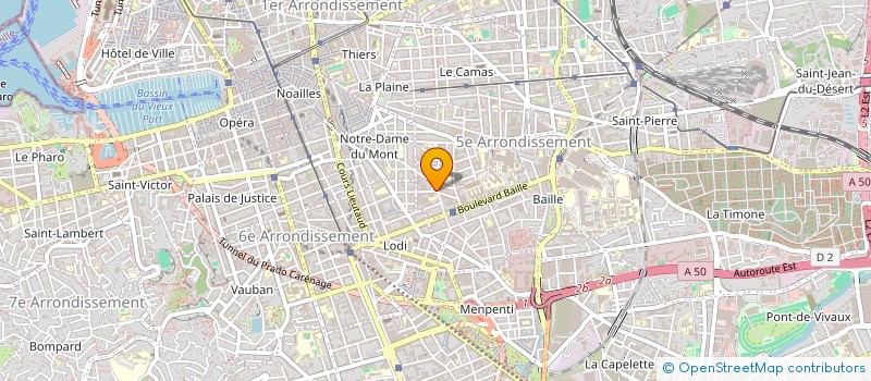 localisation de l'entreprise MADAME PAULINE LEHOUX à MARSEILLE