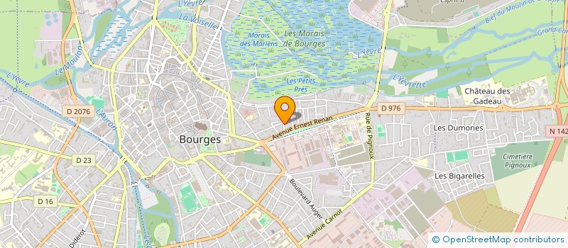 localisation de l'entreprise MADAME PAULINE LEJEUNE à BOURGES