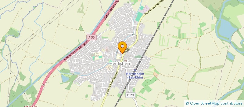 localisation de l'entreprise MADAME PAULINE LELONG  HERRLISHEIM