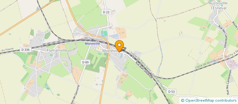 localisation de l'entreprise MADAME PAULINE LEMONNIER  MOTTEVILLE