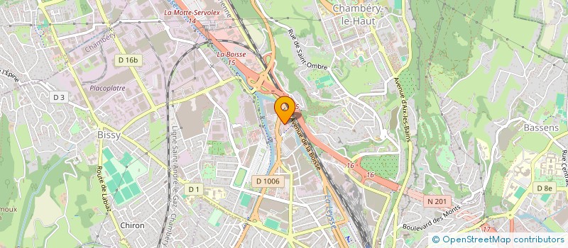 localisation de l'entreprise MADAME PAULINE LEMORDANT  CHAMBERY