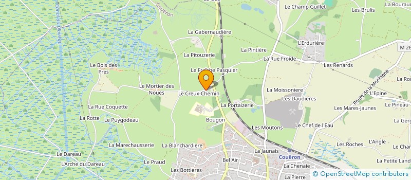 localisation de l'entreprise MADAME PAULINE LEPAGE à COUERON