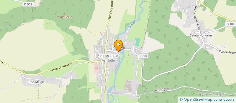 localisation de l'entreprise MADAME PAULINE LEPINE  PERRIERS-SUR-ANDELLE