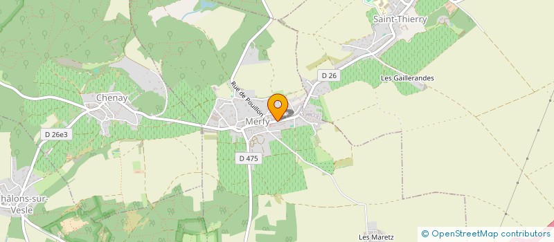 localisation de l'entreprise MADAME PAULINE LEPOUTRE  MERFY