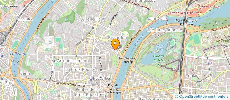 localisation de l'entreprise MADAME PAULINE LEPRUN  LYON