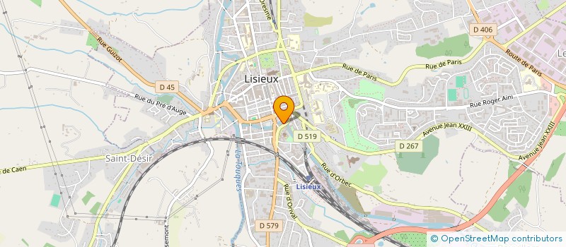 localisation de l'entreprise MADAME PAULINE LEREVEREND à LISIEUX