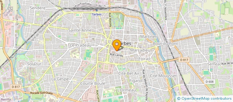 localisation de l'entreprise MADAME PAULINE LEROUX à TARBES