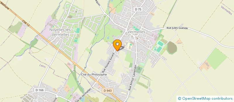 localisation de l'entreprise MADAME PAULINE LEROUX  VERMELLES