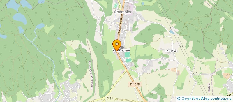 localisation de l'entreprise MADAME PAULINE LEROY  CHAMPIER