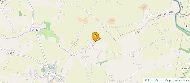 localisation de l'entreprise MADAME PAULINE LESAGE  LE PAS