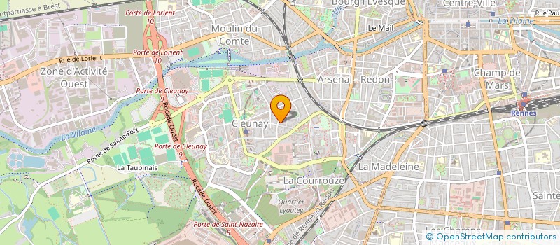 localisation de l'entreprise MADAME PAULINE LESEUR à RENNES