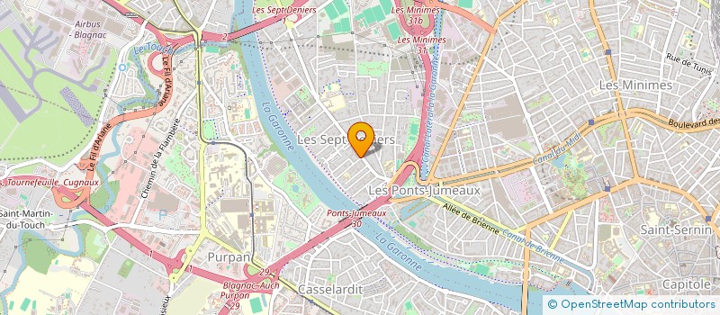 localisation de l'entreprise MADAME PAULINE LESPY-LABAYLETTE  TOULOUSE