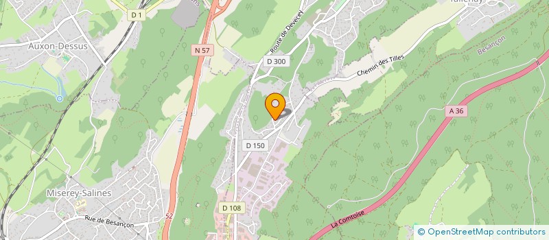 localisation de l'entreprise MADAME PAULINE LETTIERE  CHATILLON-LE-DUC