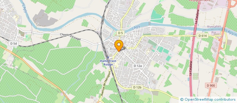 localisation de l'entreprise MADAME PAULINE LHERITIER  RIVESALTES