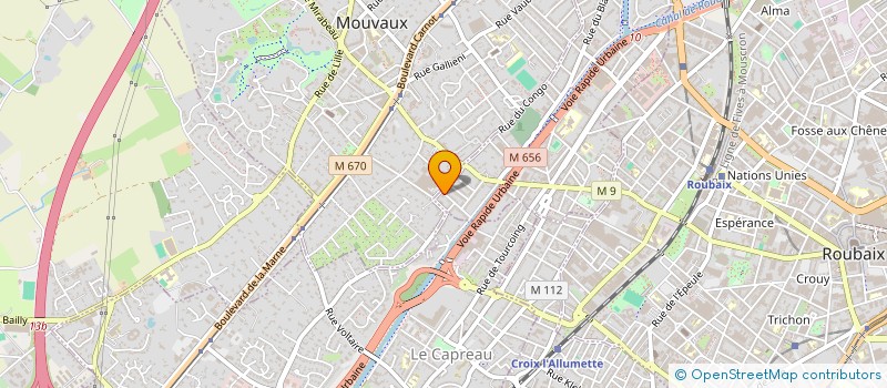 localisation de l'entreprise MADAME PAULINE LHEUREUX  TOURCOING