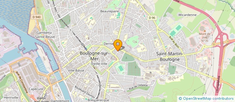 localisation de l'entreprise MADAME PAULINE LHEUREUX à BOULOGNE-SUR-MER