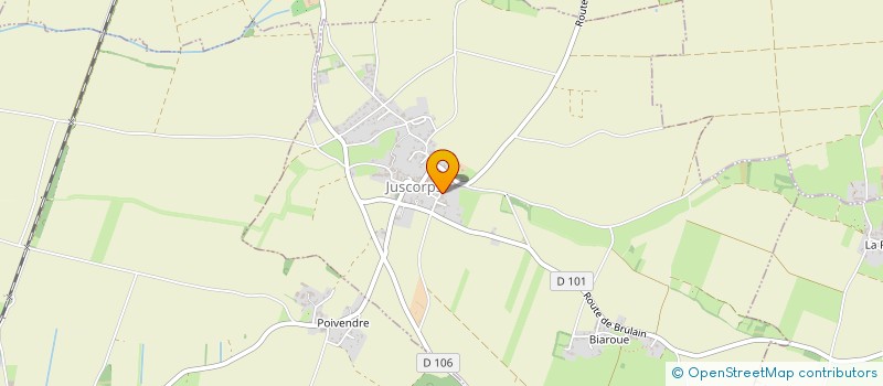 localisation de l'entreprise MADAME PAULINE LIAIGRE  JUSCORPS