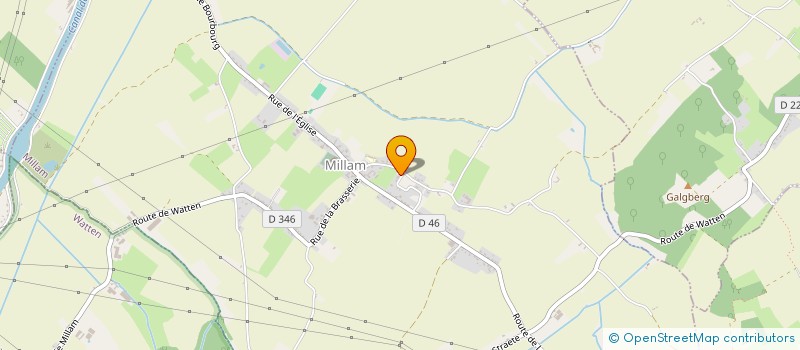 localisation de l'entreprise MADAME PAULINE LIMOUSIN à MILLAM