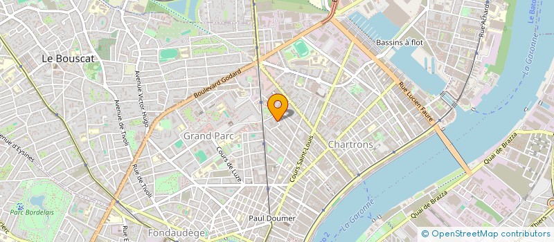 localisation de l'entreprise MADAME PAULINE LIMOUZIN  BORDEAUX